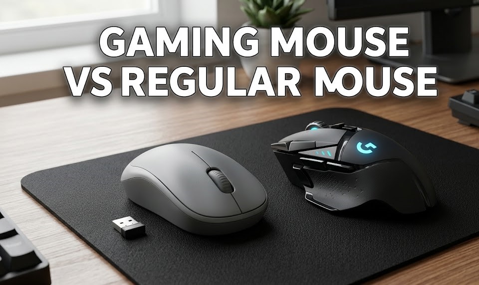 Gaming Mouse vs Regular Mouse: What’s the Real Difference?