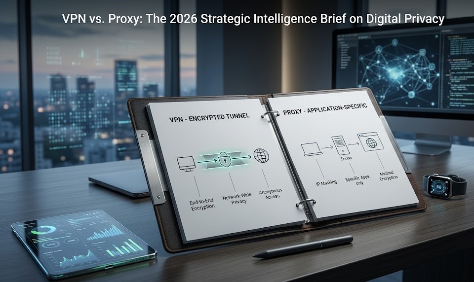 VPN vs. Proxy: The 2026 Strategic Intelligence Brief on Digital Privacy