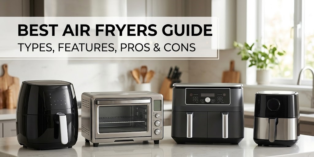 What Are the Best Air Fryers: Types, Features, Pros and Cons