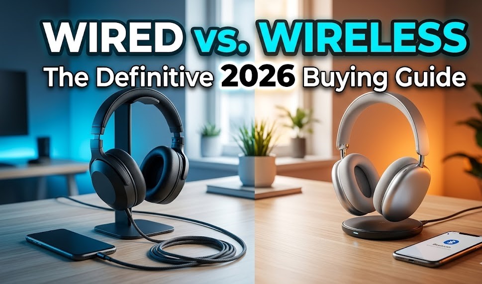 Wired vs Wireless, Headphone Guide 2026, Audiophile Tips, Gaming Headsets, Sony WH-1000XM6, Sennheiser, SoundGuys