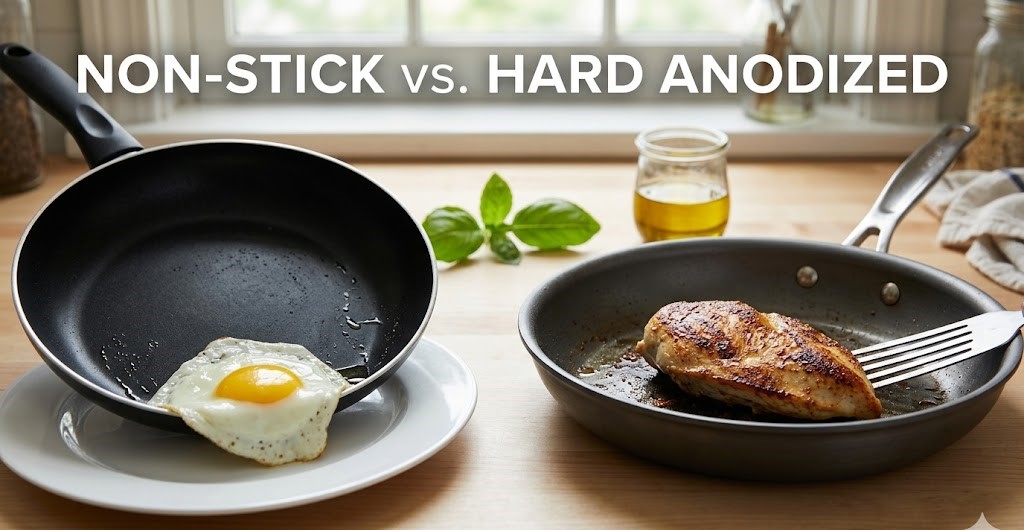 Non-Stick vs. Hard Anodized