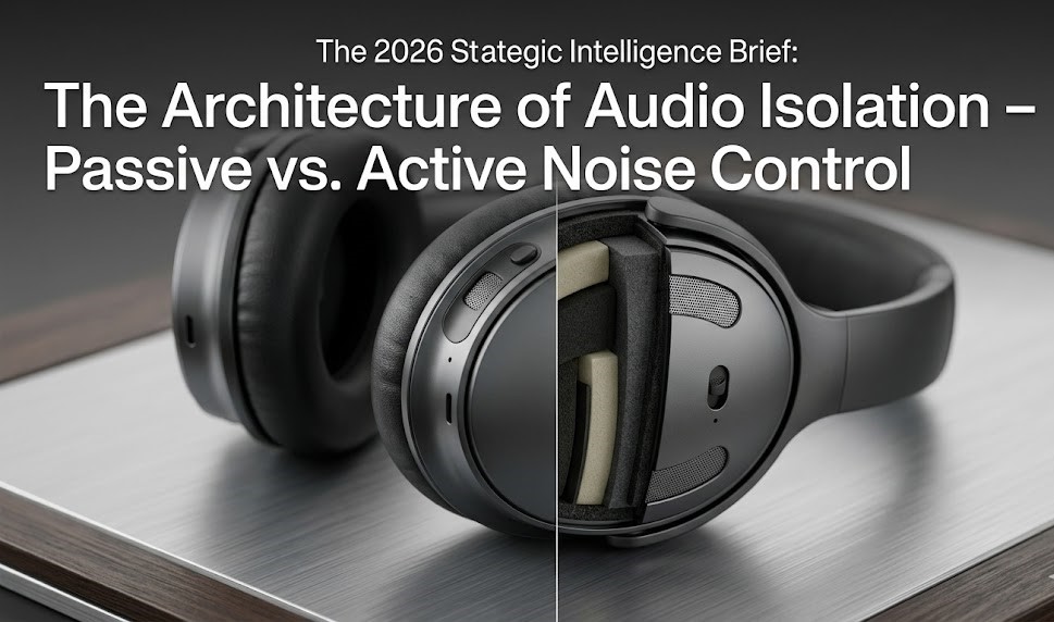 The 2026 Strategic Intelligence Brief: The Architecture of Audio Isolation – Passive vs. Active Noise Control
