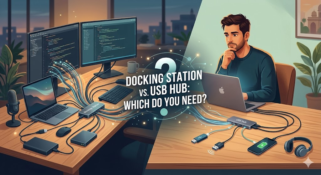 Docking Station vs. USB Hub
